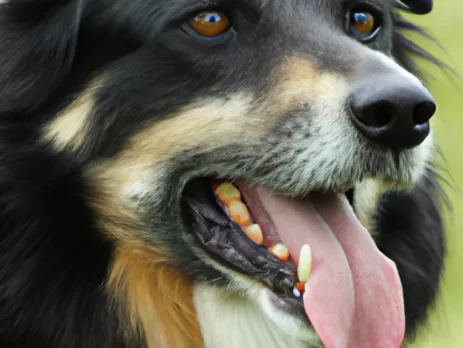 happy sheep dog